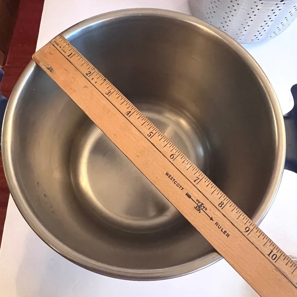 VTG T-Fal SEB Diffusal 7.5L Stainless Steel Steamer Stock Pot France 3 Pc Set